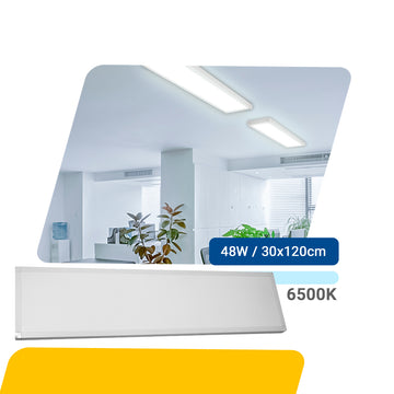 Painel Led 30x120 48w Sobrepor Retangular Luminária